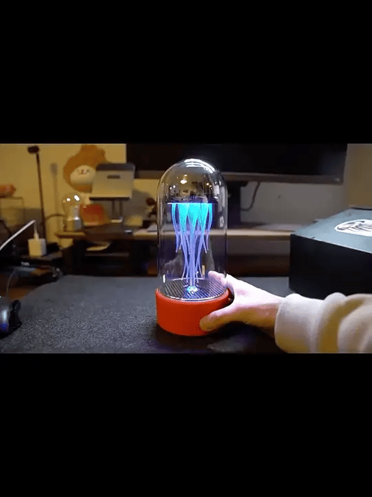 Anthem of the Abyss | 3-in-1 Jellyfish Lamp, Speaker & Clock