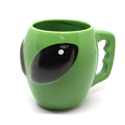 Sip-sational Saucer Eyes Ceramic Coffee Mug