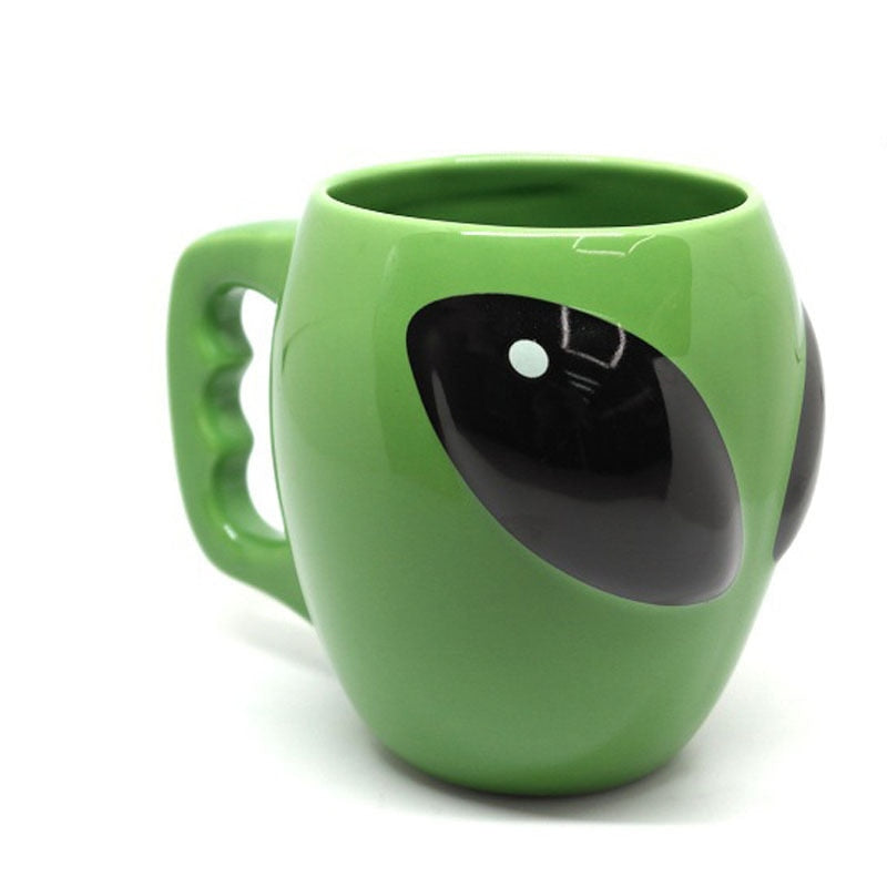 Sip-sational Saucer Eyes Ceramic Coffee Mug