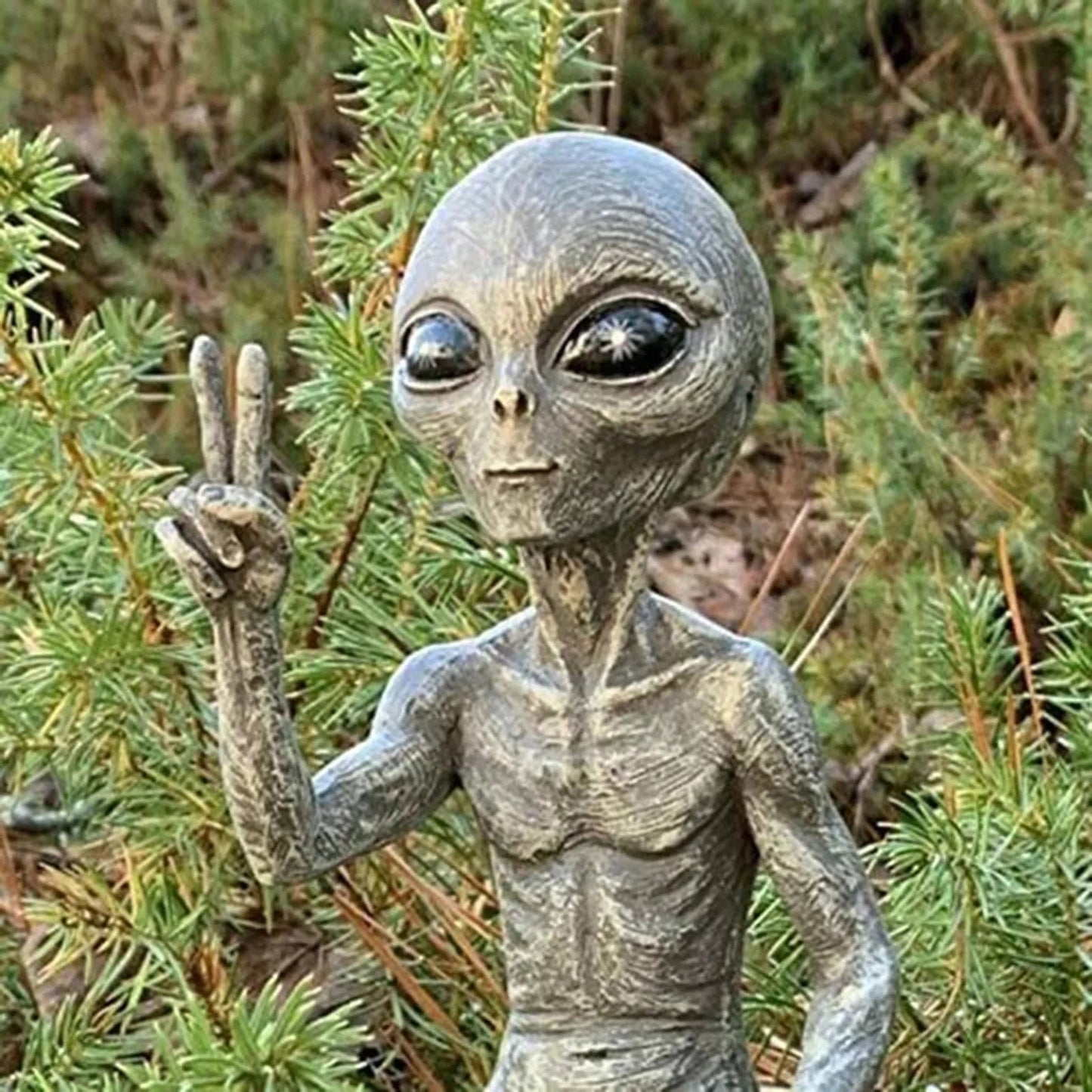 Martian Mischief-Makers Garden Figurines