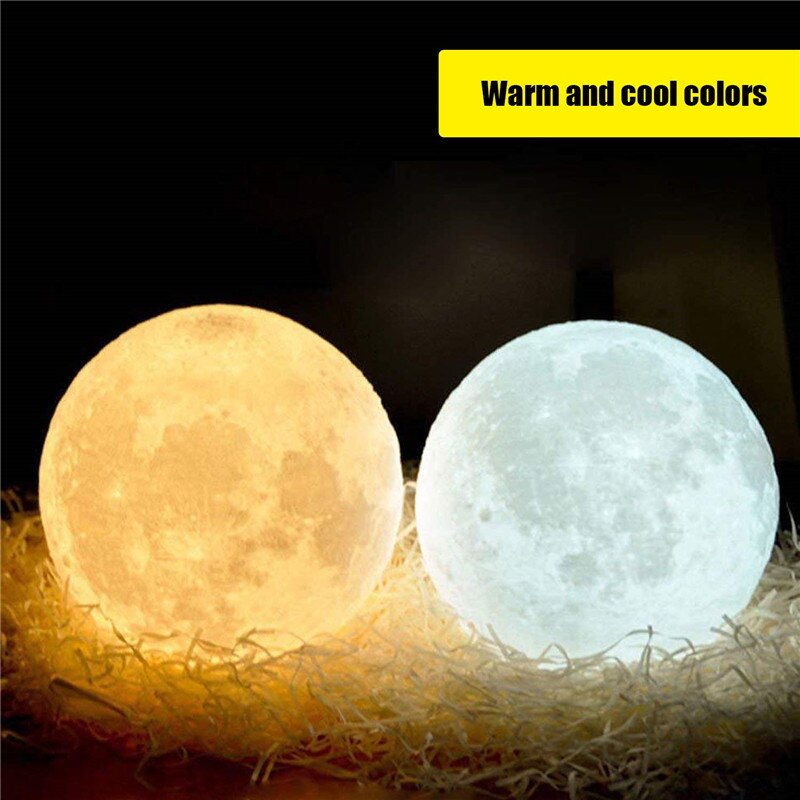 Alien Moonrise | LED Moon Night-light