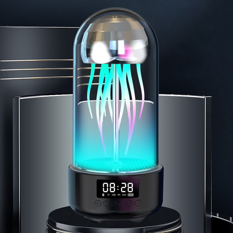 Anthem of the Abyss | 3-in-1 Jellyfish Lamp, Speaker & Clock