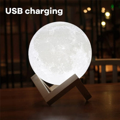 Alien Moonrise | LED Moon Night-light