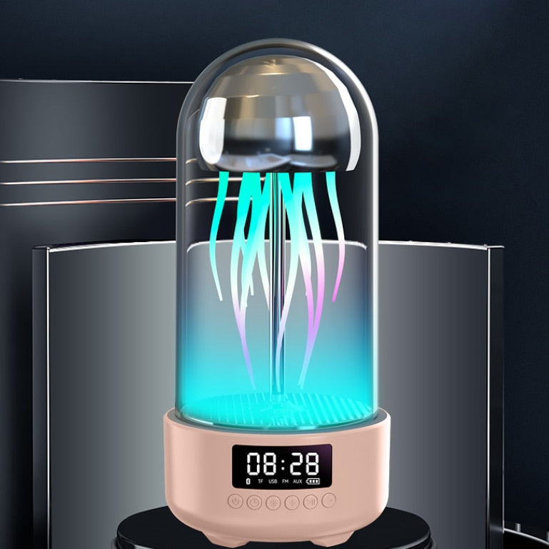 Anthem of the Abyss | 3-in-1 Jellyfish Lamp, Speaker & Clock