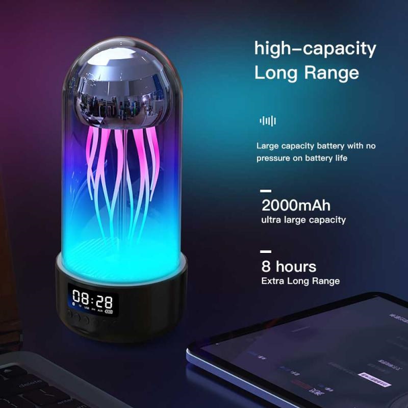 Anthem of the Abyss | 3-in-1 Jellyfish Lamp, Speaker & Clock