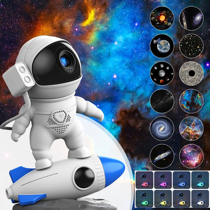 Astro Dude: The Rocket Astronaut Galaxy Projector That Rides the Cosmic Waves